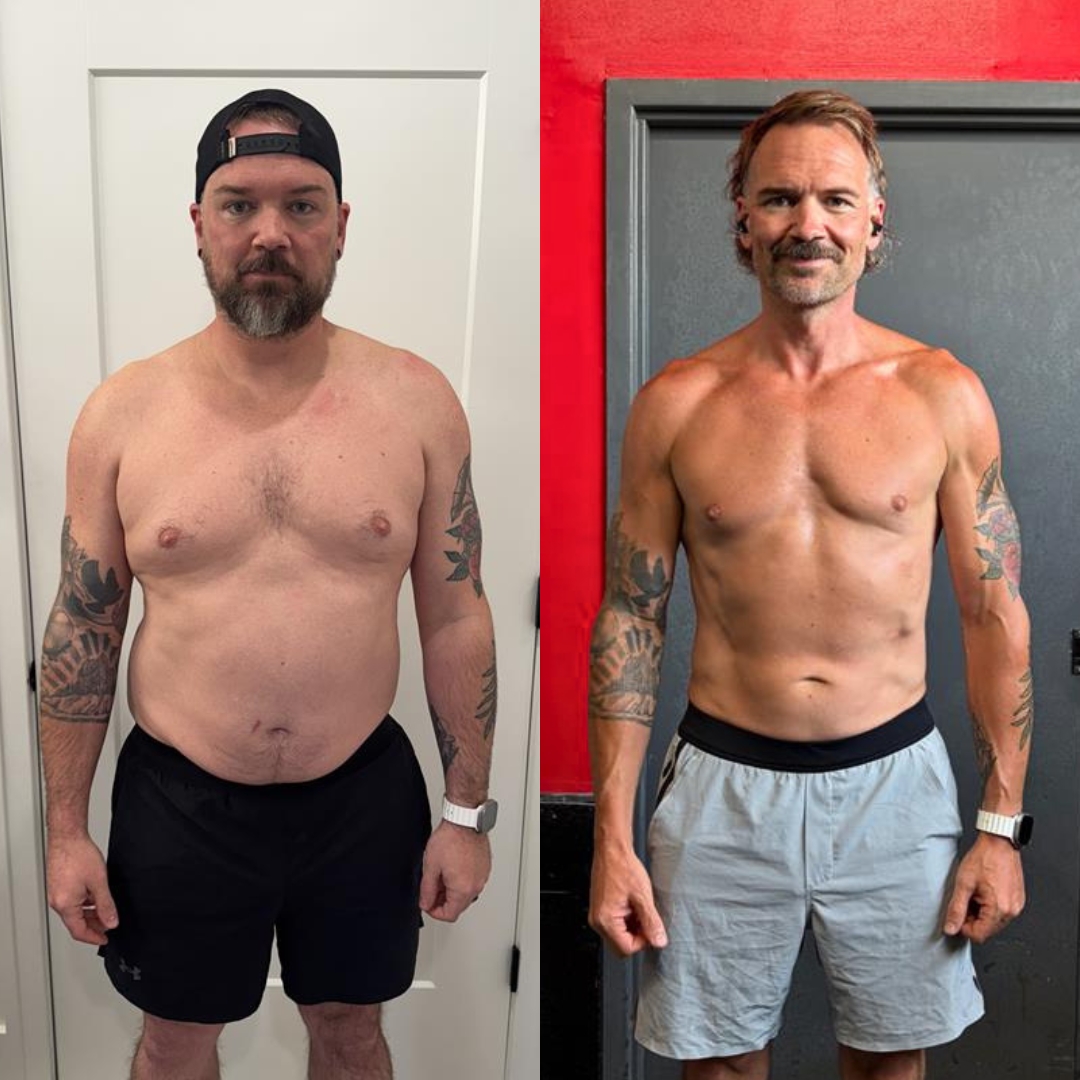 Ryan, Dad of 4 — before and after